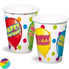 Kozarčki Happy Birthday balon